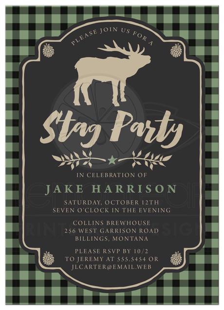 Rustic Party Invitations