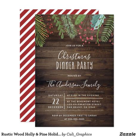 Rustic Party Invitations