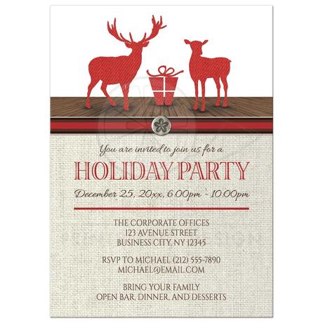 Rustic Party Invitations