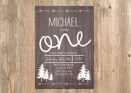 Rustic Party Invitations