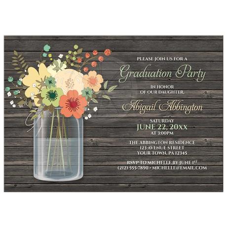 Rustic Party Invitations