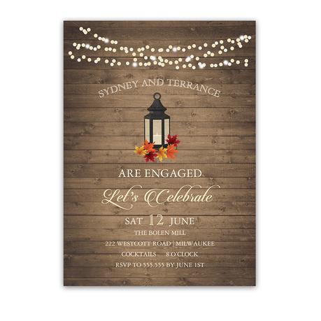 Rustic Party Invitations