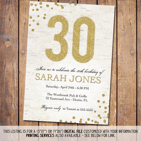 Rustic Party Invitations