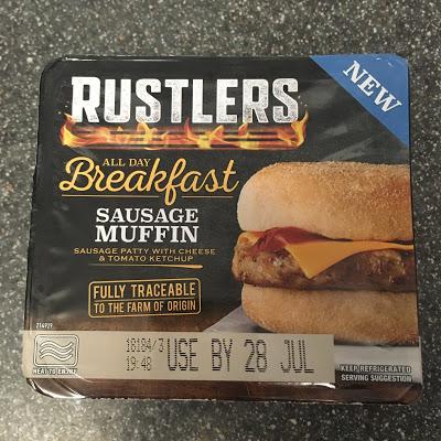 Today's Review: Rustlers All Day Breakfast Sausage Muffin