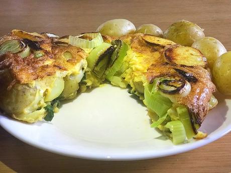 Recipe: British Gems Baby Potato and leek tortilla