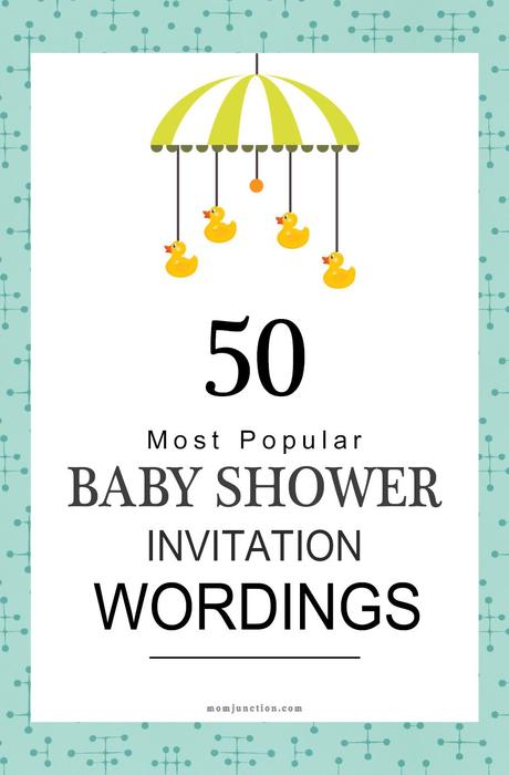 Text For Baby Shower Invitation