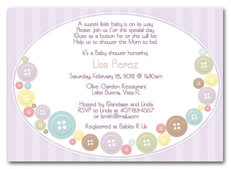 Text For Baby Shower Invitation