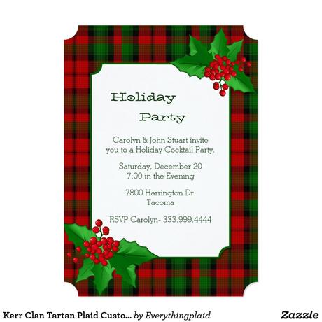 Custom Christmas Party Invitations