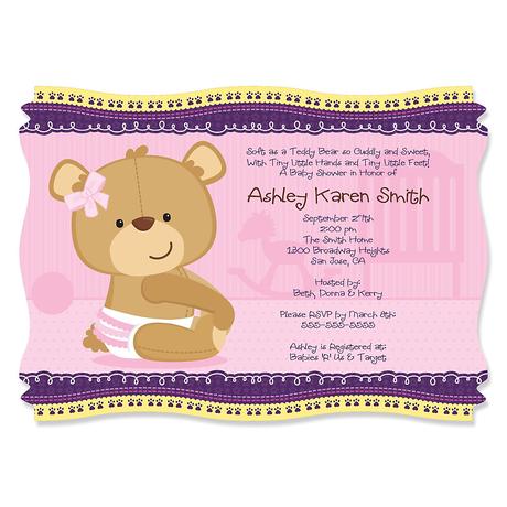 Baby Shower Invitations For Baby Girl