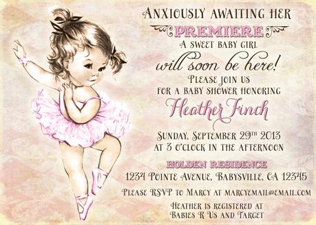 Baby Shower Invitations For Baby Girl