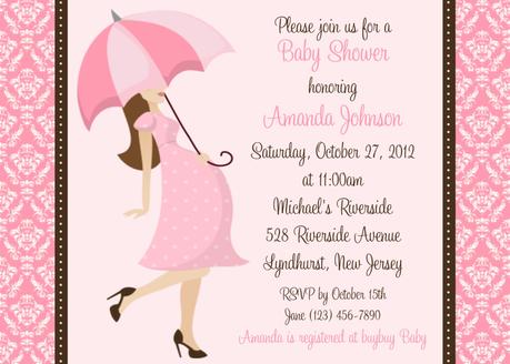 Baby Shower Invitations For Baby Girl