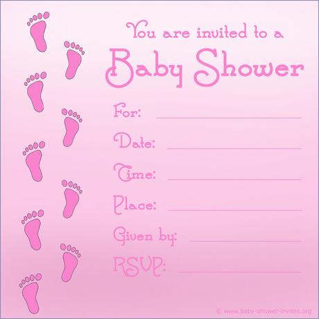 Baby Shower Invitations For Baby Girl