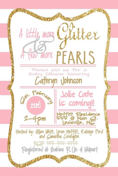 Baby Shower Invitations For Baby Girl