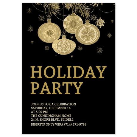Free Holiday Party Invitation Templates Word