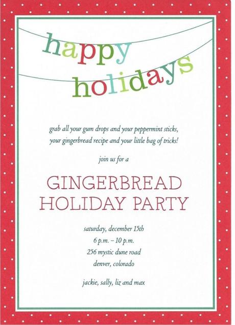 Free Holiday Party Invitation Templates Word Paperblog