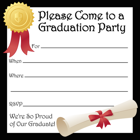 Graduation Party Invitations Templates Free