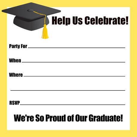 Graduation Party Invitations Templates Free