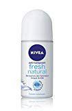 Nivea Fresh Natural Deodorant Roll-On, 1.7 Fluid Ounce (Pack of 2)