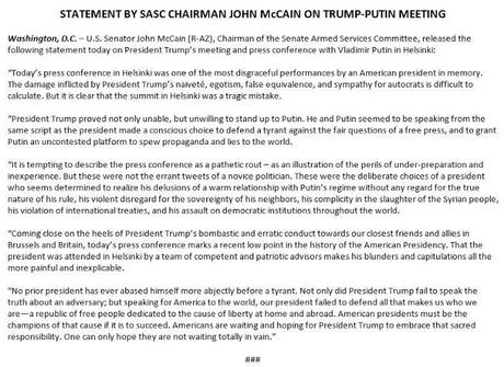 Biden, McCain, & Schumer Respond To Trump's Appeasement Biden, McCain, & Schumer Respond To Trump's Appeasement