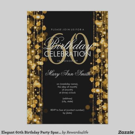 Birthday Invitations For 60 Year Old Man