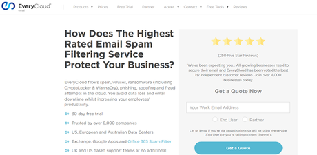 EveryCloud Review: #1 Rated Spam Filtering Service on Spiceworks