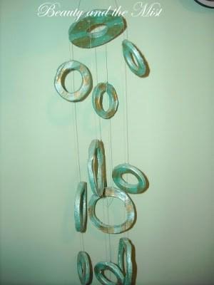 DIY: Handmade Wind Chime with Metal Ornaments