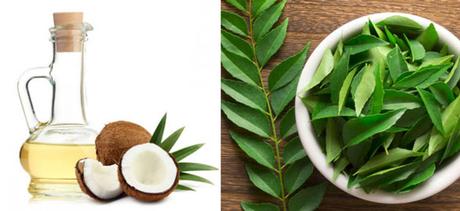 coconut oil and curry leaves for hair