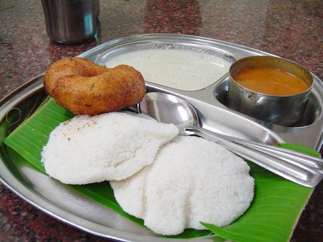 Idly_sambar_vada South India