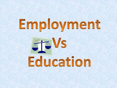 Employment Vs Education in India