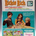 Richie Rich Has A Birthday Party Play-Mate Stand-Up Stories front view of box.