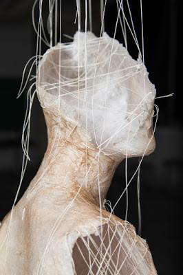 paper arts | paper + thread sculpture