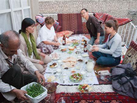 Dinner at Vali's Homestay