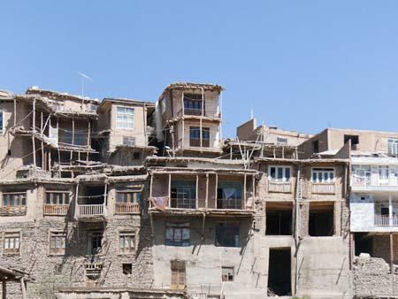 Houses of Kang village, a traditional stepped village 