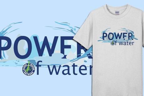 Clean Water Network t-shirt, earth day, clean water t-shirt, power of water