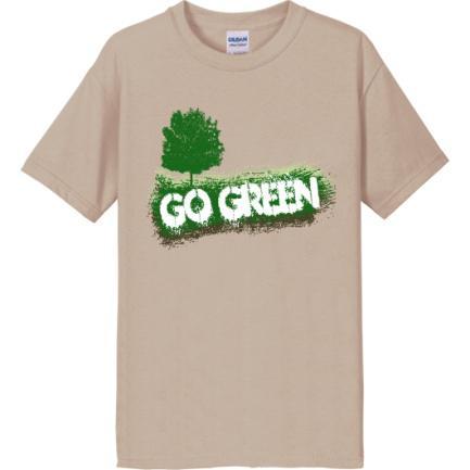 Go Green t-shirts, earth day