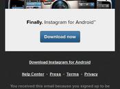 Finally, Instagram Android