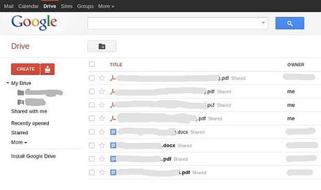 Google Drive Interface