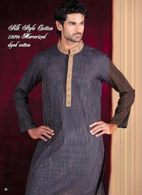 Men Clothing-Grace Fabrics Men Wear Collection 2012-With Dandyish Panache