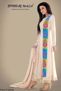 New Bombay Wala Pretline Party Wear Frocks Collection 2012