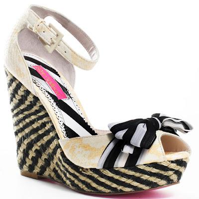 Shoe of the Day | Betsey Johnson Hitch Peep-Toe Wedge