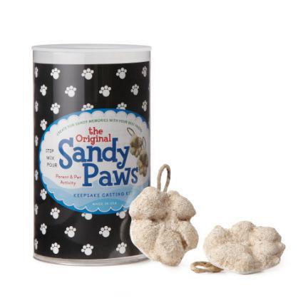 Sandy Paws dog or cat print art plaster