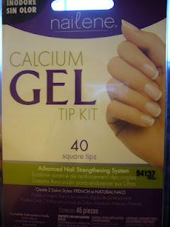 Nailene calcium gel tip kit.