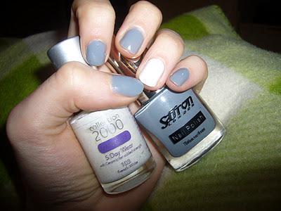 As the fog clears, the snow starts to appear..