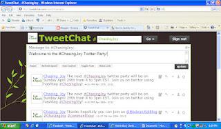 Having a party!  A #ChasingJoy Party!