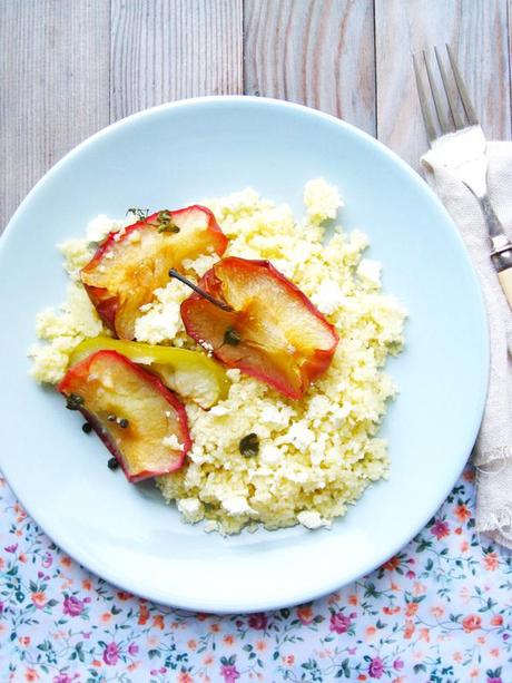 Roasted Mix Color Apples and Pumpkin Muffins for Busy Days