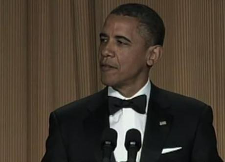 Barack Obama turns comedian for 2012 White House Correspondents' dinner speech