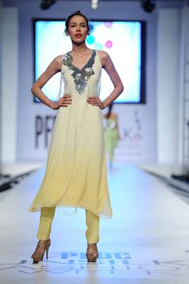 Tazeen Hassan at PFDC Sunsilk Fashion Week 2012 Day 1