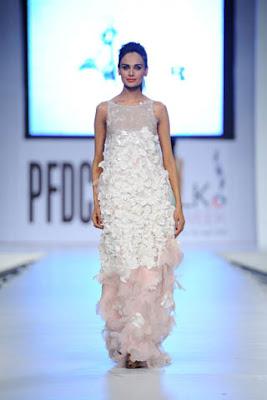 Tazeen Hassan at PFDC Sunsilk Fashion Week 2012 Day 1