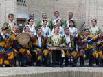 Uzbekistan musicians in traditional dress