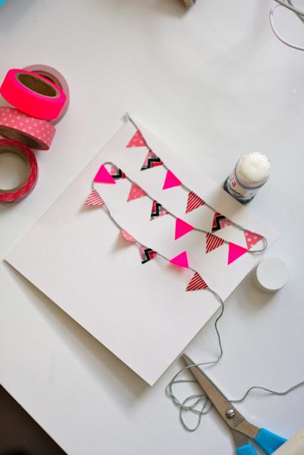 Easy Washi Tape Greeting Card